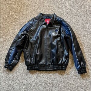 Dallas Cowboys NFL Retro Leather Jacket — XL